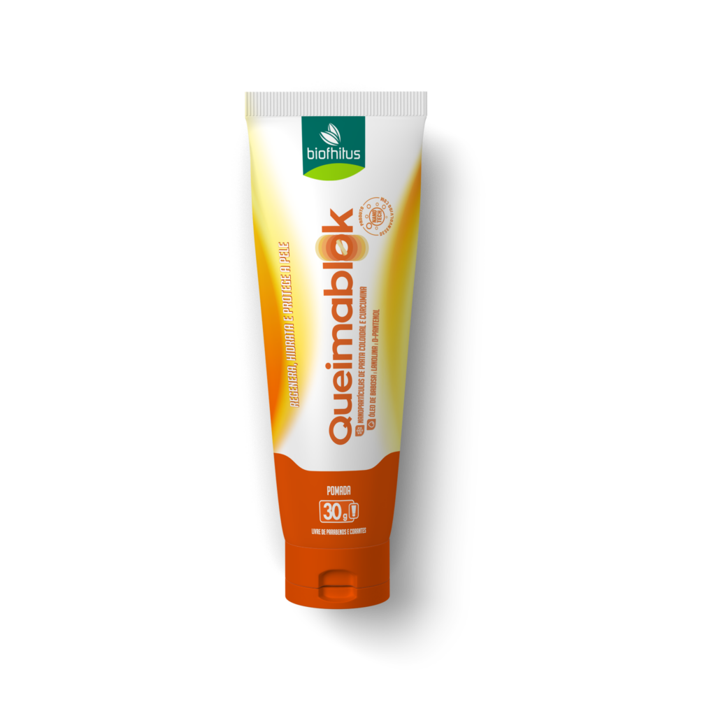 Embalagem Bisnaga do produto - Queimablok
